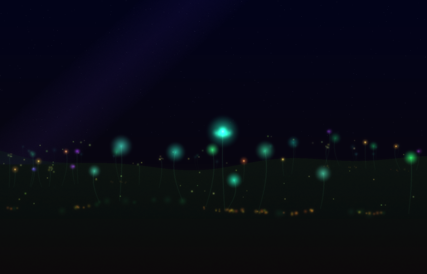 Bioluminescent Garden